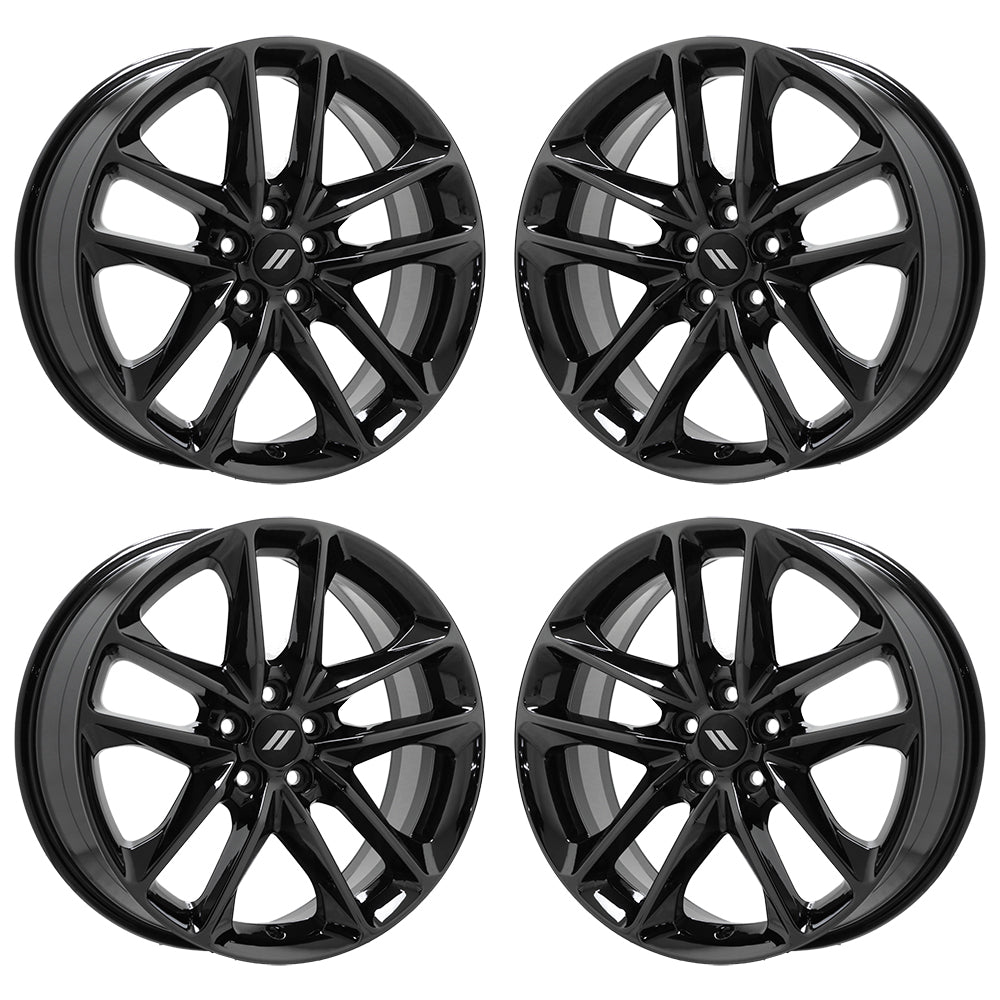 20" Dodge Charger Challenger Black Chrome wheels rims Factory OEM 2005 EXCHANGE